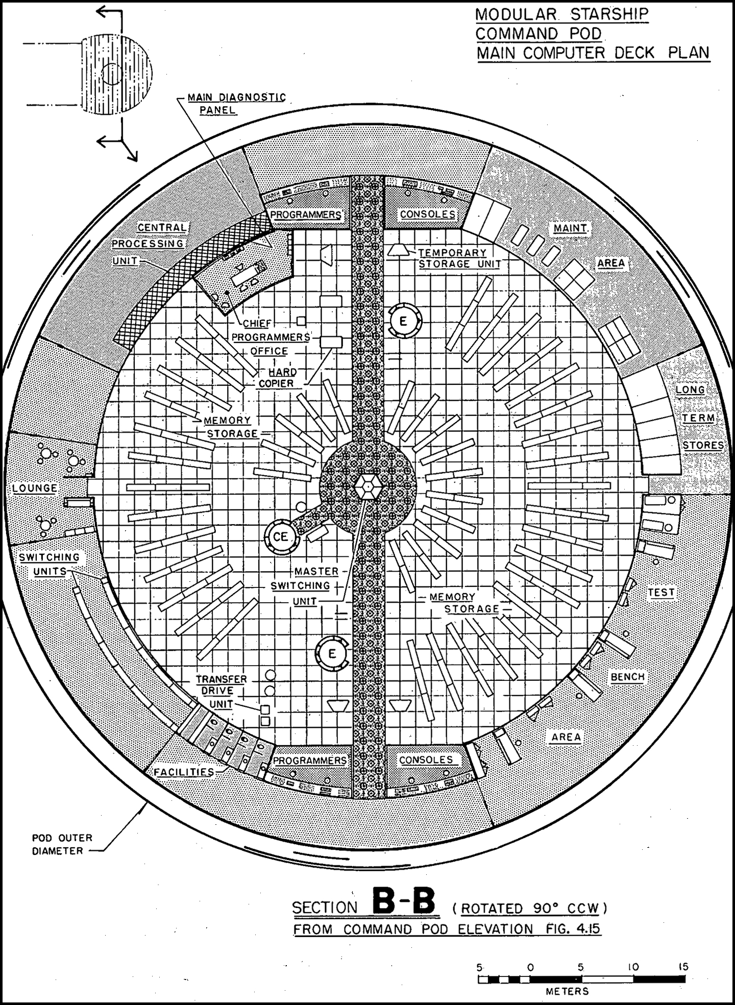 Fig-4.17-GAILE Starship-Main Computer Deck Plan