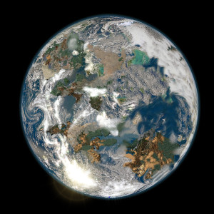 Exoplanet Brobdingnag View From Space
